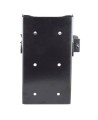 Box-type vehicle bracket for Flag 10 lb portable fire extinguishers with 5 ½ to 6 inches in diameter