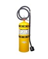 Amerex portable fire extinguisher with sodium chloride, 30 lbs, type D (sodium, potassium or magnesium fires), with wall hook