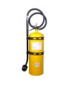 Amerex portable fire extinguisher with sodium chloride, 30 lbs, type D (sodium, potassium or magnesium fires), with wall hook