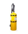 Amerex portable fire extinguisher with sodium chloride, 30 lbs, type D (sodium, potassium or magnesium fires), with wall hook