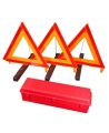 3 Removable reflector assembly . Includes storage case. Orange color.