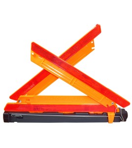 3 Removable reflector assembly . Includes storage case. Orange color.