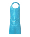 Blue polyethylene apron 1 mil 46 X 28  pq/100 un.