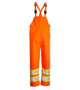 Viking Hi-Viz orange Open Road® 150D polyester pants with silver stripes, CSA Z96-09, Class 2, Level 2 compliant (S to 5XL)