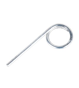 Single-point pull pin for portable fire extinguishers, fits most models of portable fire extinguishers. 