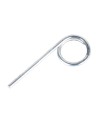 Single-point pull pin for portable fire extinguishers, fits most models of portable fire extinguishers. 