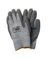 Superior Touch gray Dyneema cut-resistant gloves with PU coating, ASTM/ANSI puncture resistant level 3 & cut resistant level A2.