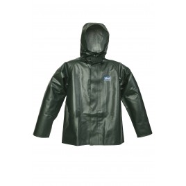 Green PVC-lined Viking Journeyman® waterproof PVC-lined polyester raincoat for extreme conditions (S to 3XL)