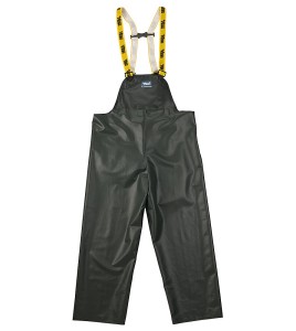 Green PVC-lined Viking Journeyman® waterproof PVC-lined polyester rain pants for extreme conditions (S to 3XL)