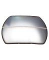 Acrylic rectangular convex mirror with adjustable arm, 160-degree field of view.