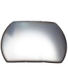 Acrylic rectangular convex mirror with adjustable arm, 160-degree field of view.