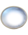 Acrylic round convex mirror with adjustable arm, 100-degree field of view.