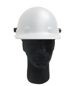 Fibre-Metal Roughneck P2A welding hard hat, with ratchet, certified CSA type I class G.