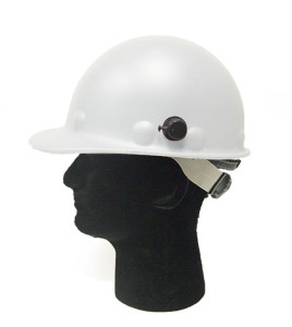 Fibre-Metal Roughneck P2A welding hard hat, with ratchet, certified CSA type I class G.