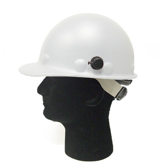 Fibre-Metal Roughneck P2A welding hard hat, with ratchet, certified CSA type I class G.