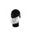 Beard net, white mesh (100/pkg).