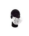 Beard net, white mesh (100/pkg).