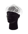 White nylon tight mesh hair net  , pq/100