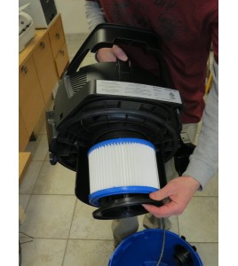 HEPA filter for HEPA-AIRE industrial canister vacuum cleaner. 16"X16"X4" filter for capturing particles 0.3 µm & bigger