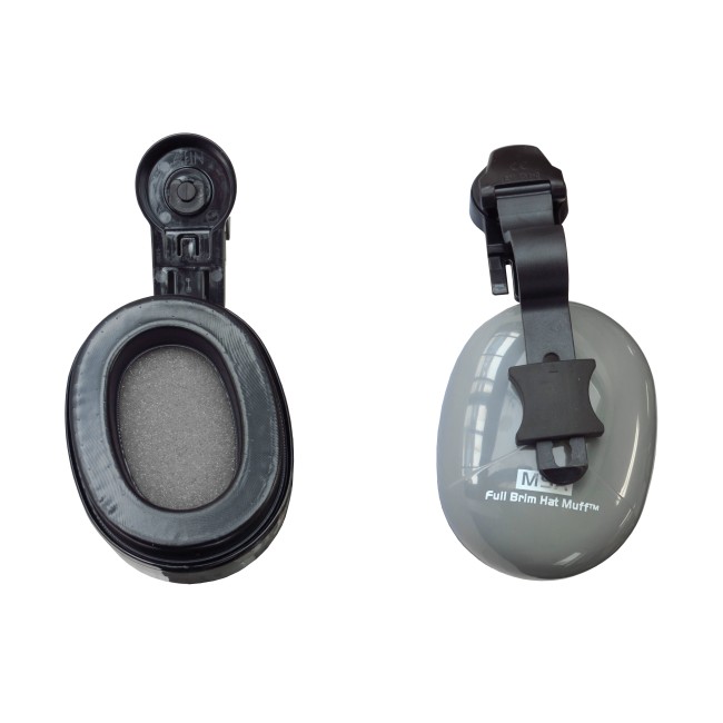 full brim hard hat hearing protection