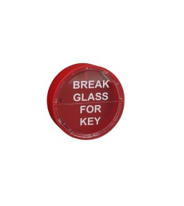 Replacement glass panel for emergency key box