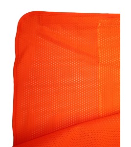 High-visibility orange safety vest, 4 sizes, CSA Z96-15 class 2 level 2, 4 pockets.