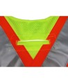 High-visibility yellow safety vest, 4 sizes, CSA Z96-15 class 2 level 2, 4 pockets.