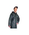 Manteau imperméable Viking Journeyman en polyester recouvert de PVC vert pour conditions extrêmes (S à 3XL)