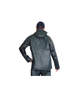 Manteau imperméable Viking Journeyman en polyester recouvert de PVC vert pour conditions extrêmes (S à 3XL)