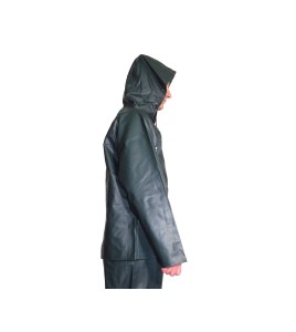 Manteau imperméable Viking Journeyman en polyester recouvert de PVC vert pour conditions extrêmes (S à 3XL)