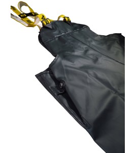 Green PVC-lined Viking Journeyman® waterproof PVC-lined polyester rain pants for extreme conditions (S to 3XL)