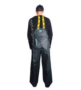 Green PVC-lined Viking Journeyman® waterproof PVC-lined polyester rain pants for extreme conditions (S to 3XL)