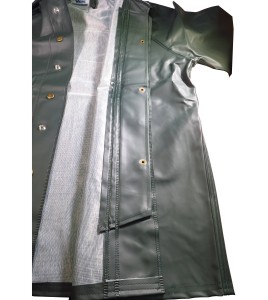 Manteau imperméable Viking Journeyman en polyester recouvert de PVC vert pour conditions extrêmes (S à 3XL)