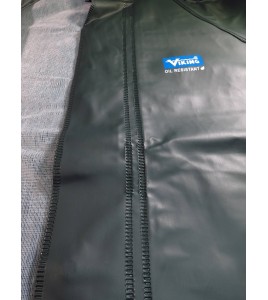 Manteau imperméable Viking Journeyman en polyester recouvert de PVC vert pour conditions extrêmes (S à 3XL)