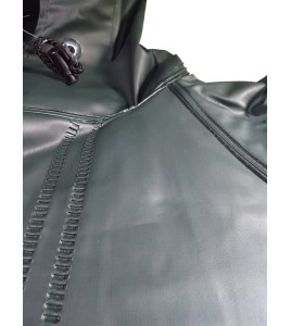 Manteau imperméable Viking Journeyman en polyester recouvert de PVC vert pour conditions extrêmes (S à 3XL)