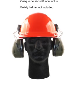 3M PELTOR Optime 101 H7P3E earmuffs for hard hat, NRR 24 dB