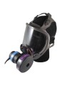 3M complete Powerflow face-mounted powered air purifying respirator assembly. Ideal for abatement and decontamination. Small.