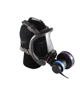 3M complete Powerflow face-mounted powered air purifying respirator assembly. Ideal for abatement and decontamination. Small.