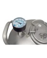 Portable eyewash station with 10 gallon (37.9 L) pressurized tank, certified ANSI Z358.1-2009.