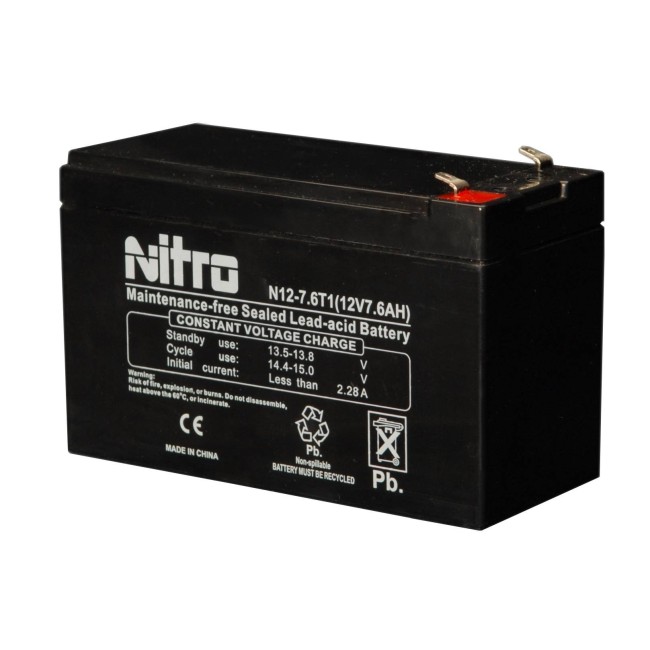 Batterie 12 V 7 Ah 84 W pour unité d'éclairage d'urgence