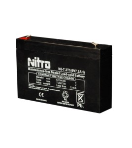 Batterie 6 V 7 Ah 42 W pour unité d'éclairage d'urgence