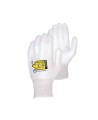 Superior Touch white Dyneema cut-resistant gloves with PU coating, ASTM/ANSI puncture resistant level 3 & cut resistant level A2