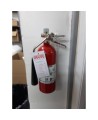 Wall hanger brackets for Flag brand 5 lb CO2 portable fire extinguishers