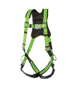 Peakworks Peakpro class A, P, full body harness equipped with 3 D-Rings, Quick-Connect buckles  