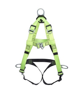 Contractor Peakworks harness for ladder, controlled descent and confined space, 6 D-rings class A, P, L, E