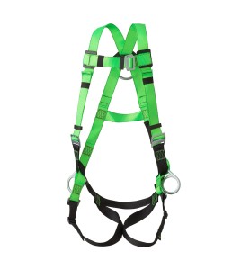 Peakworks contractor class A, P, full body harness equipped with 3 stand D-Ring