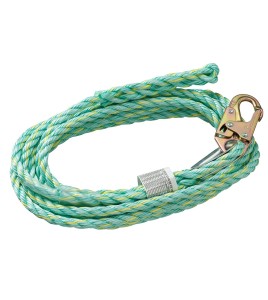 Peakworks 3 strand rope for vertical lifeline, made of a blend copolymer, diameter 5/8 in 16 mm