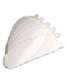 Clear peel-off compatible with Allegro full-face respirator RA9901.