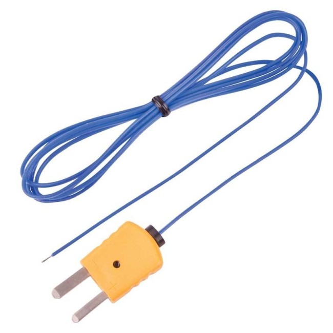 Sonde thermocouple de type K.