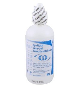 Sterile emergency eye wash solution